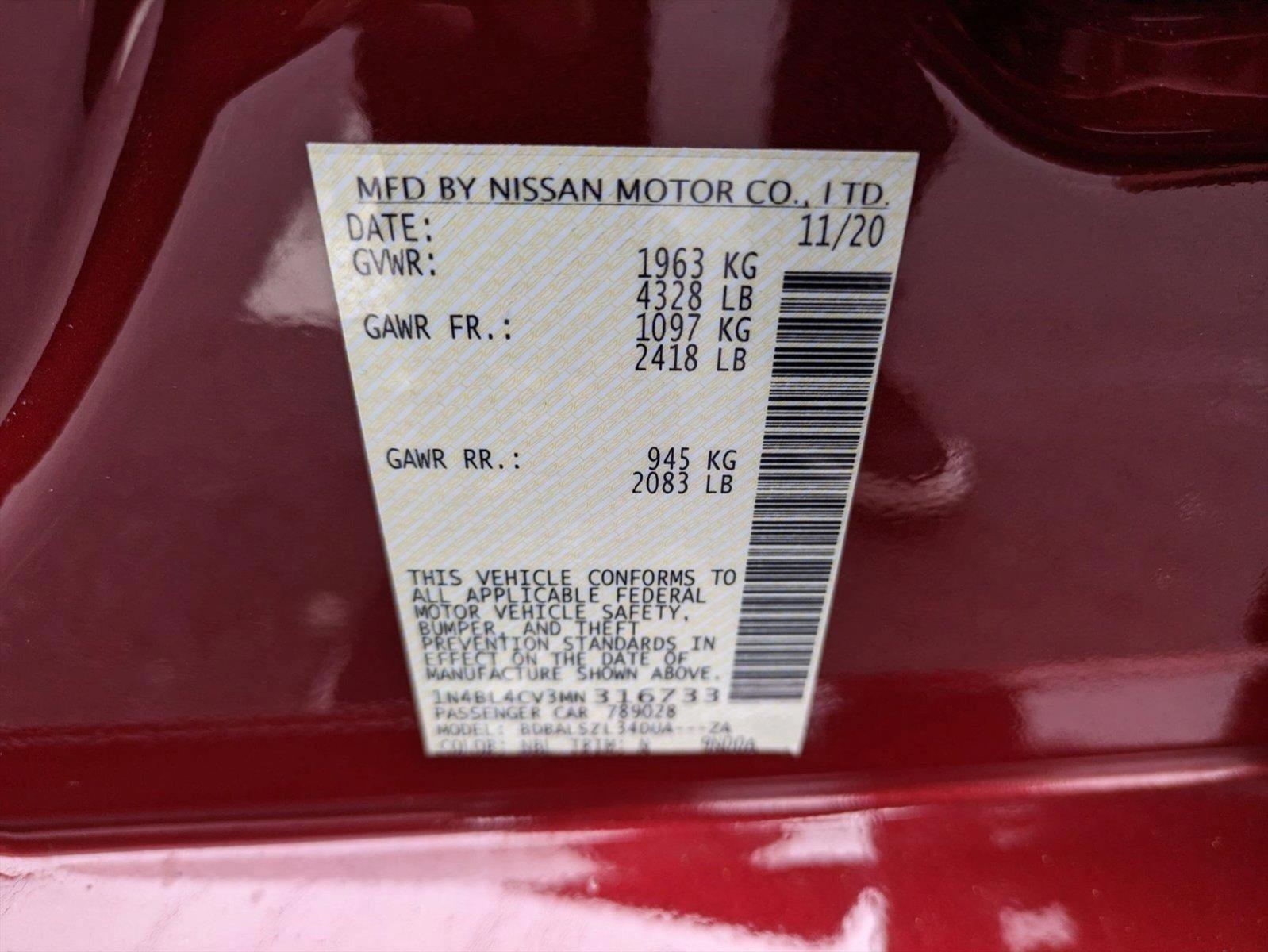 2021 Nissan Altima Vehicle Photo in Sanford, FL 32771