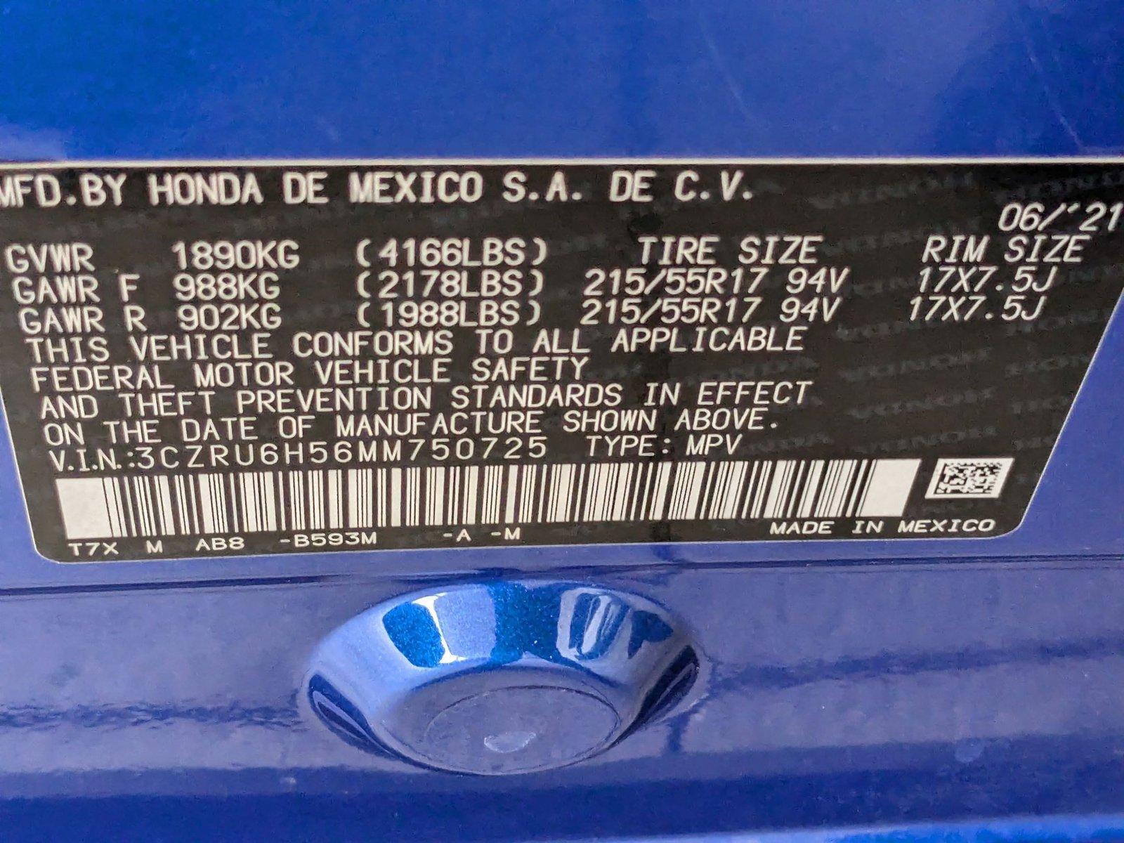 2021 Honda HR-V Vehicle Photo in Miami, FL 33015