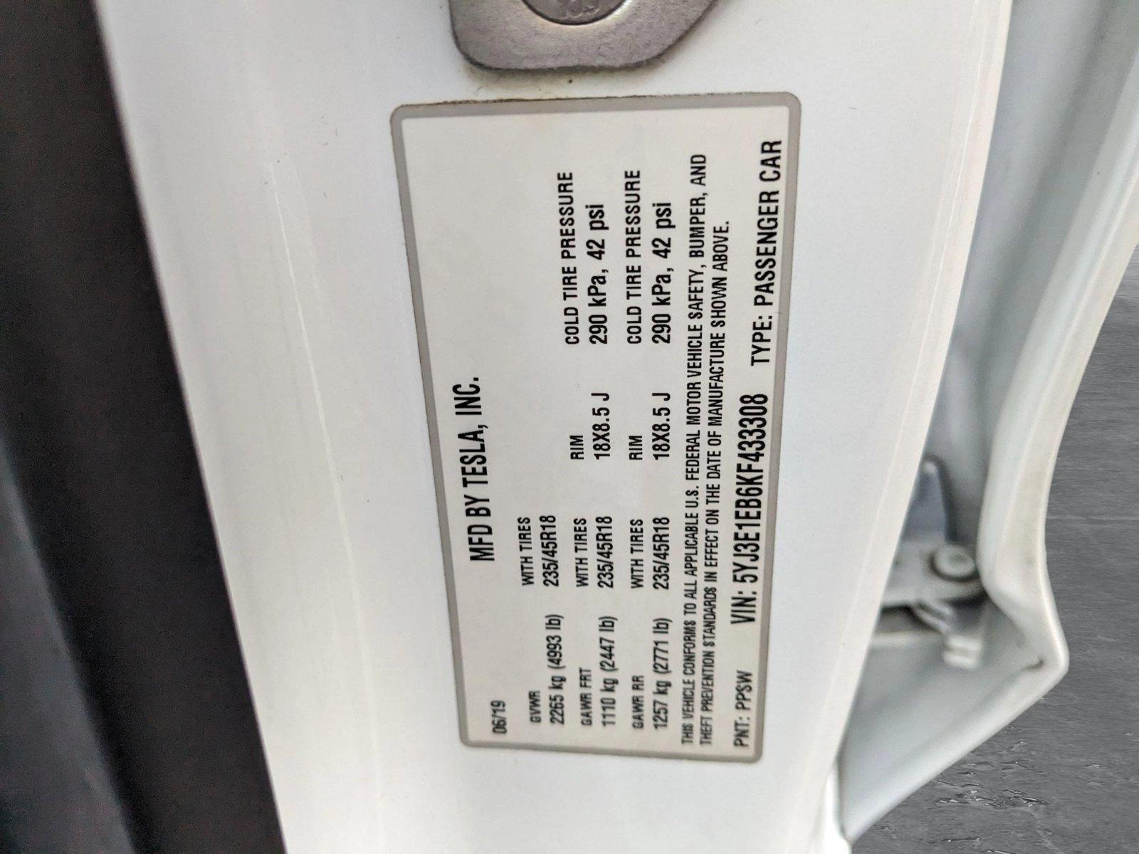 2019 Tesla Model 3 Vehicle Photo in Sanford, FL 32771