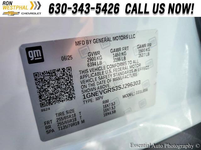 2025 Chevrolet Traverse Vehicle Photo in AURORA, IL 60503-9326