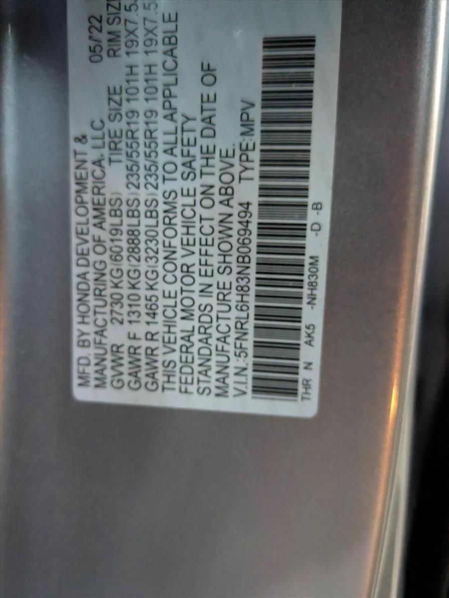 2022 Honda Odyssey Vehicle Photo in MIAMI, FL 33134-2699