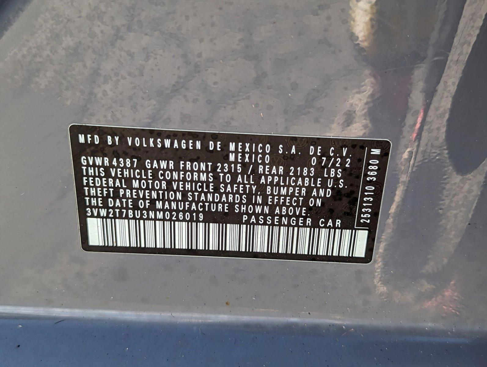 2022 Volkswagen Jetta GLI Vehicle Photo in SPOKANE, WA 99212-2978