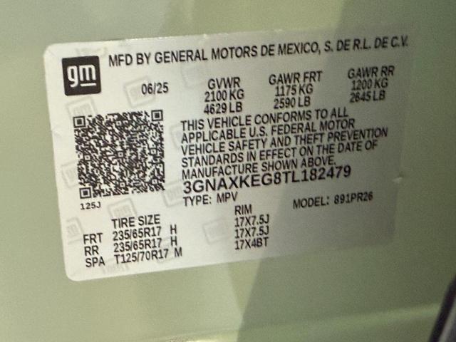 2026 Chevrolet Equinox Vehicle Photo in COLUMBIA, MO 65203-3903