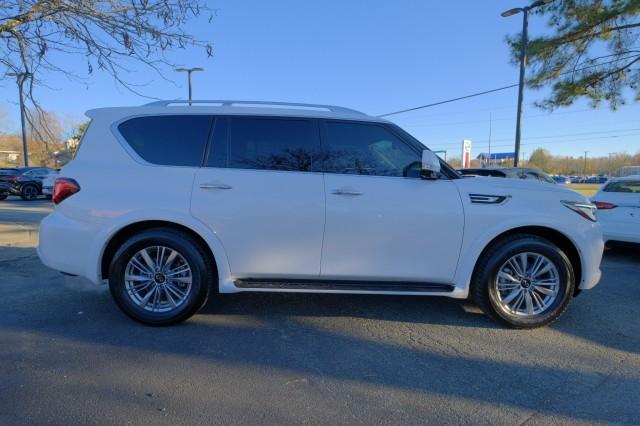 Certified 2023 INFINITI QX80 Luxe with VIN JN8AZ2AE9P9303062 for sale in Midlothian, VA