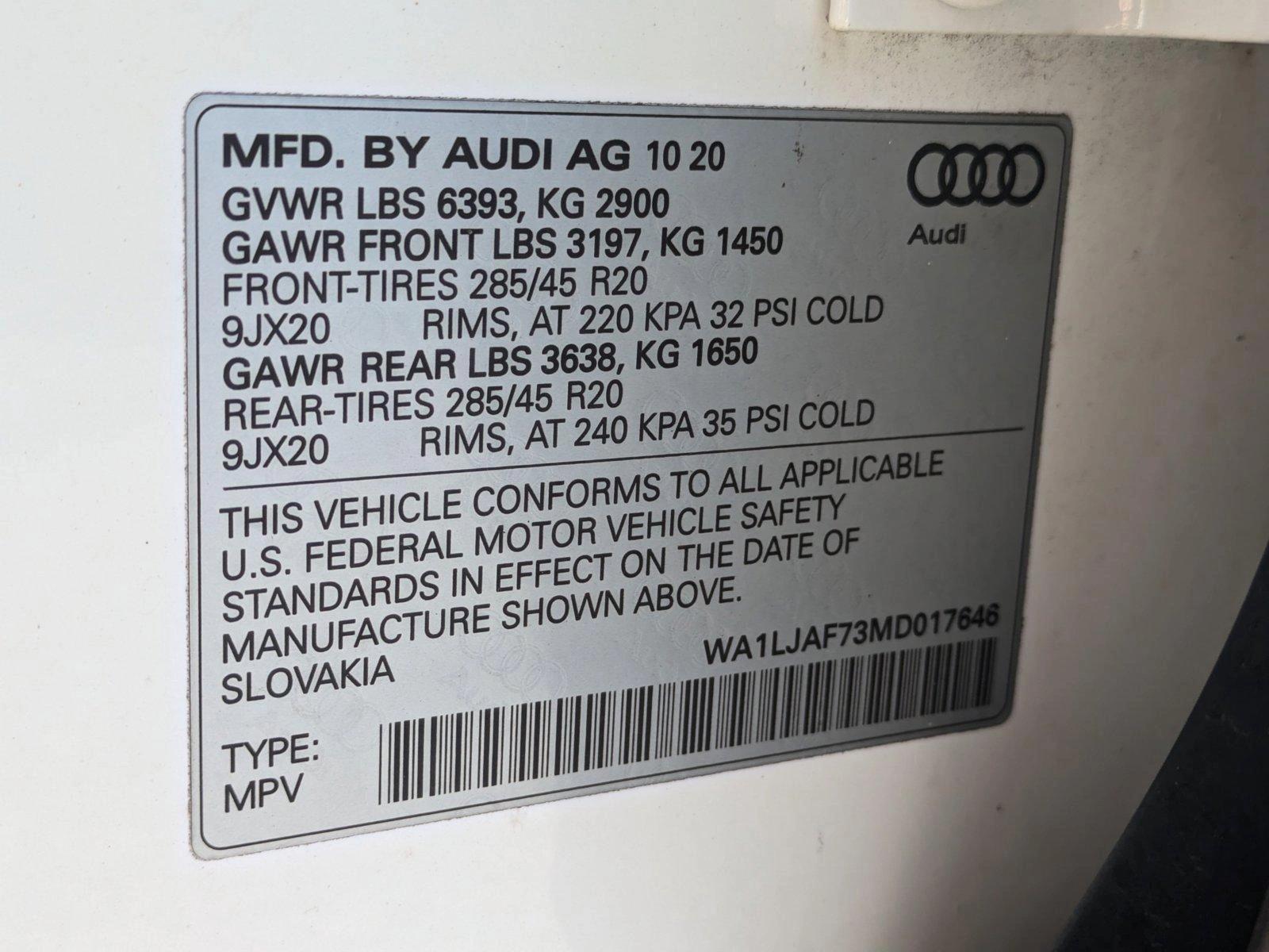 2021 Audi Q7 Vehicle Photo in Orlando, FL 32811