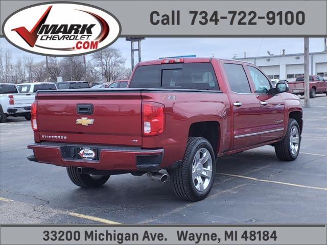 Used 2018 Chevrolet Silverado 1500 LTZ with VIN 3GCUKSEJ0JG355921 for sale in Wayne, MI