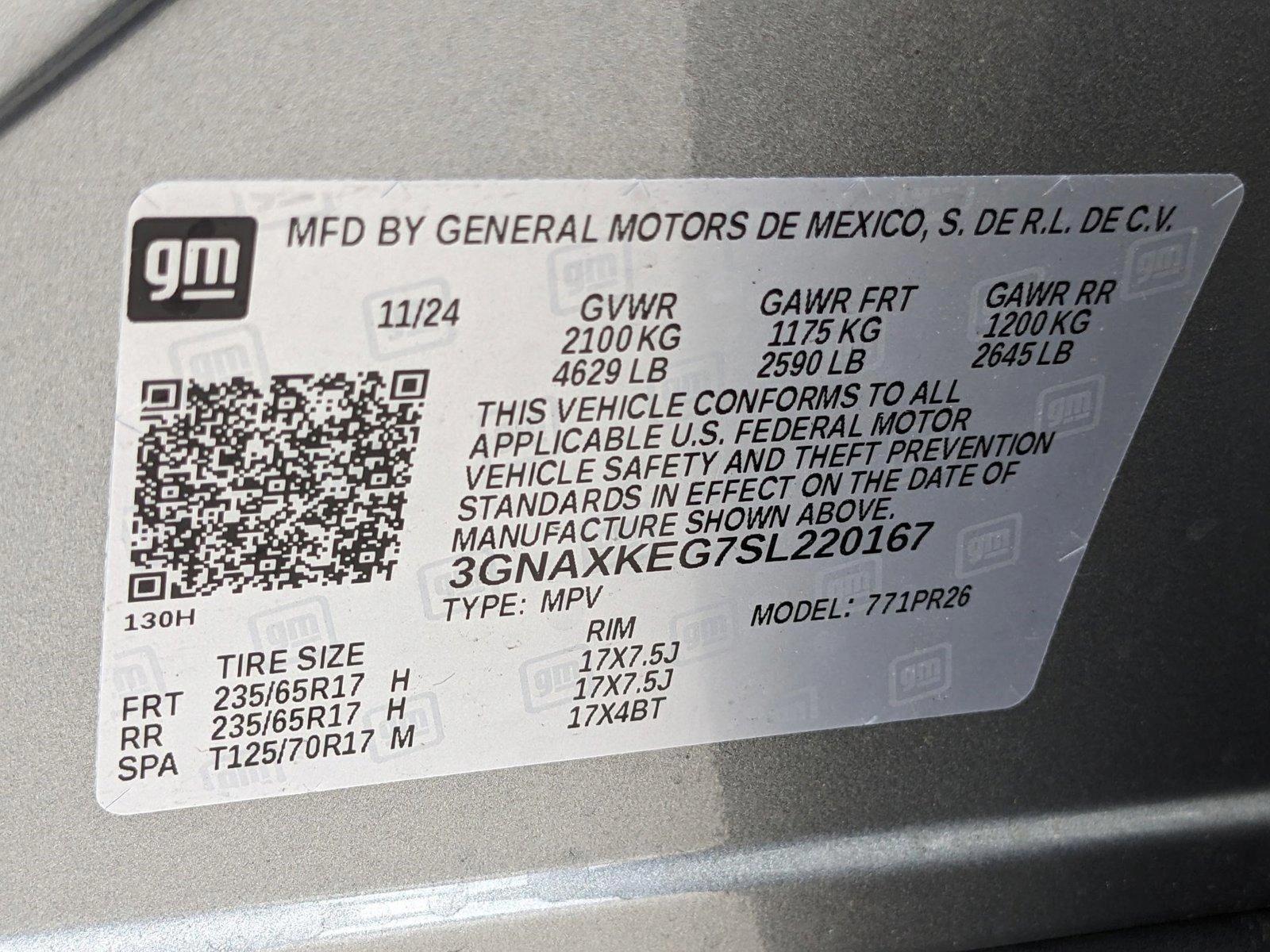 2025 Chevrolet Equinox Vehicle Photo in MIAMI, FL 33172-3015