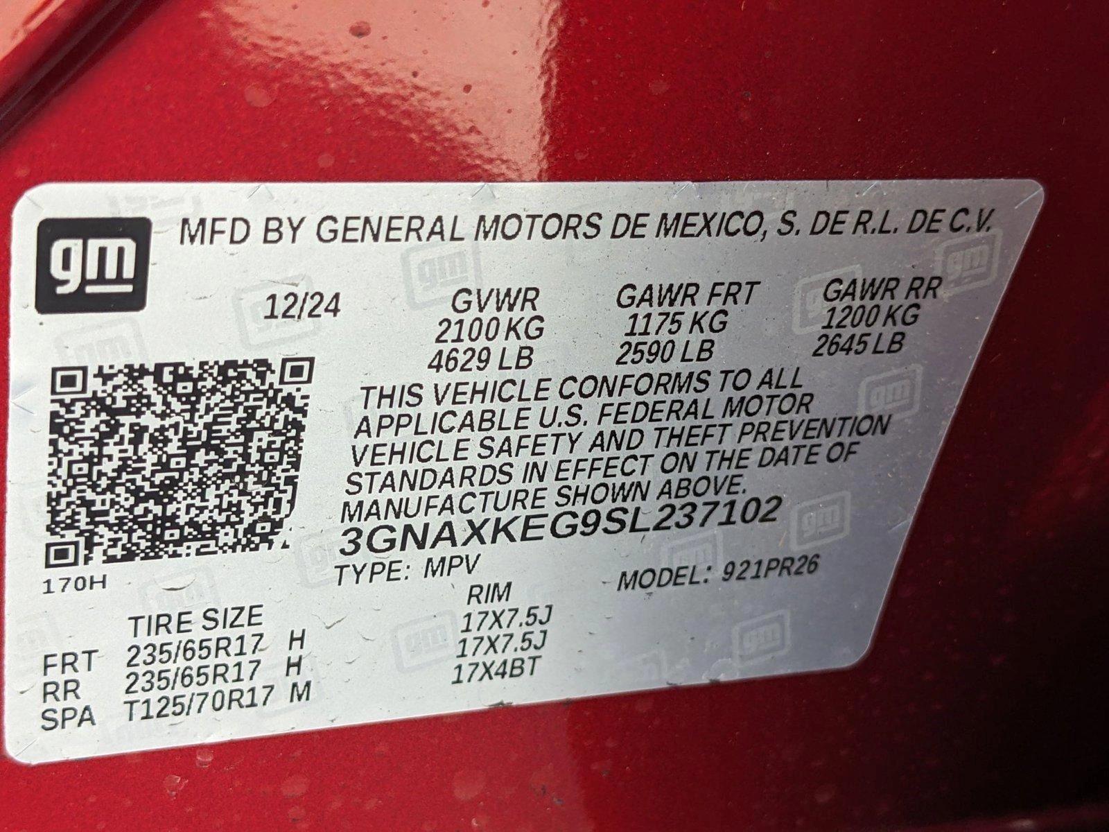 2025 Chevrolet Equinox Vehicle Photo in MIAMI, FL 33172-3015