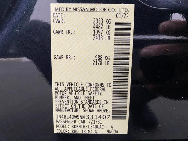 2022 Nissan Altima Vehicle Photo in Appleton, WI 54913