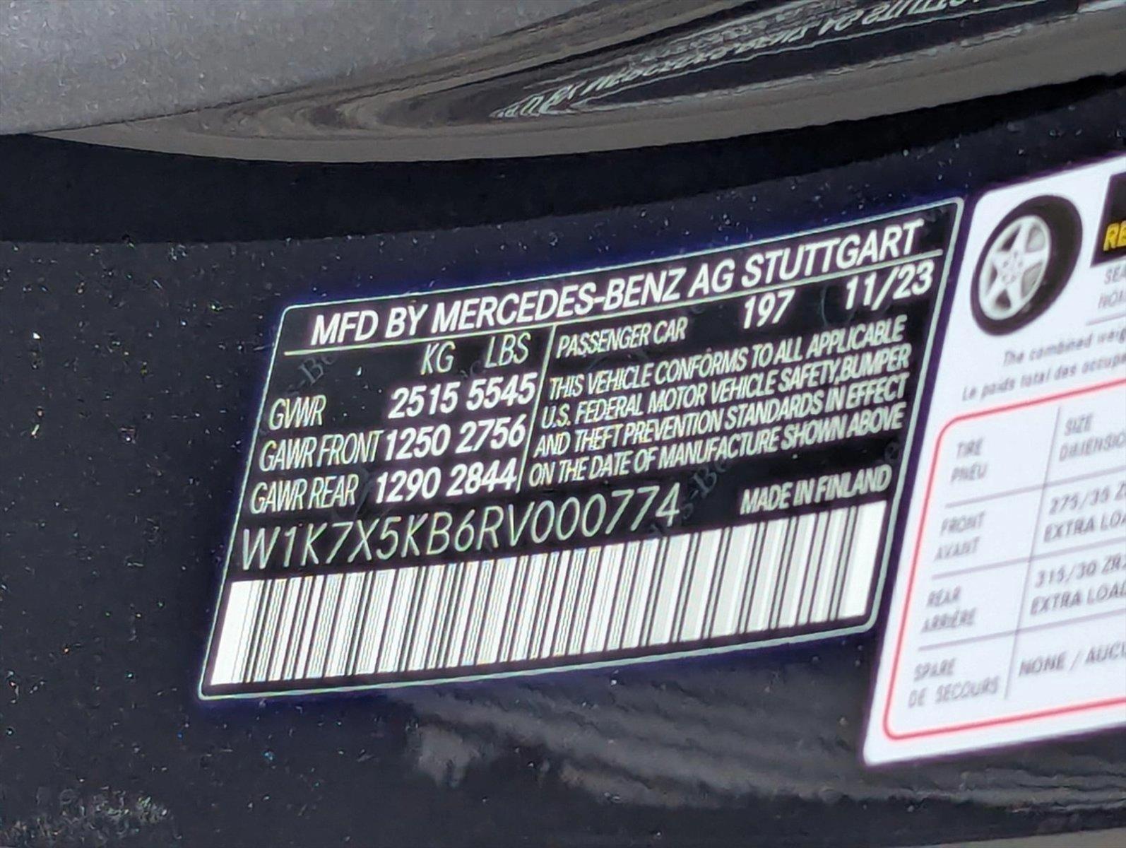 2024 Mercedes-Benz AMG GT Vehicle Photo in Delray Beach, FL 33444