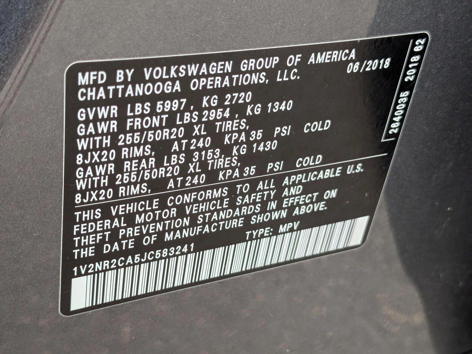 2018 Volkswagen Atlas Vehicle Photo in Tampa, FL 33614