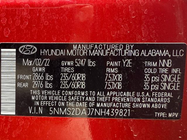 2022 Hyundai SANTA FE Vehicle Photo in Appleton, WI 54914