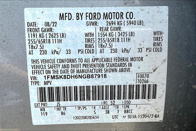 2022 Ford Explorer Vehicle Photo in Tulsa, OK 74145