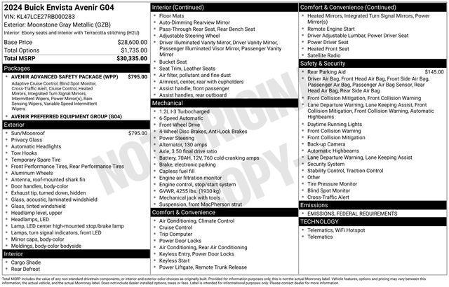2024 Buick Envista Vehicle Photo in DANBURY, CT 06810-5034