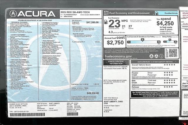 2025 Acura RDX Vehicle Photo in Tulsa, OK 74145