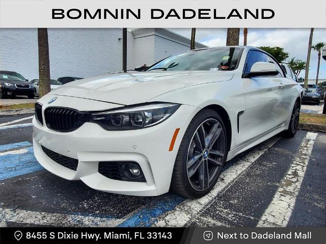 Used 2019 BMW 4 Series 440i with VIN WBA4Z5C58KEE17559 for sale in Miami, FL