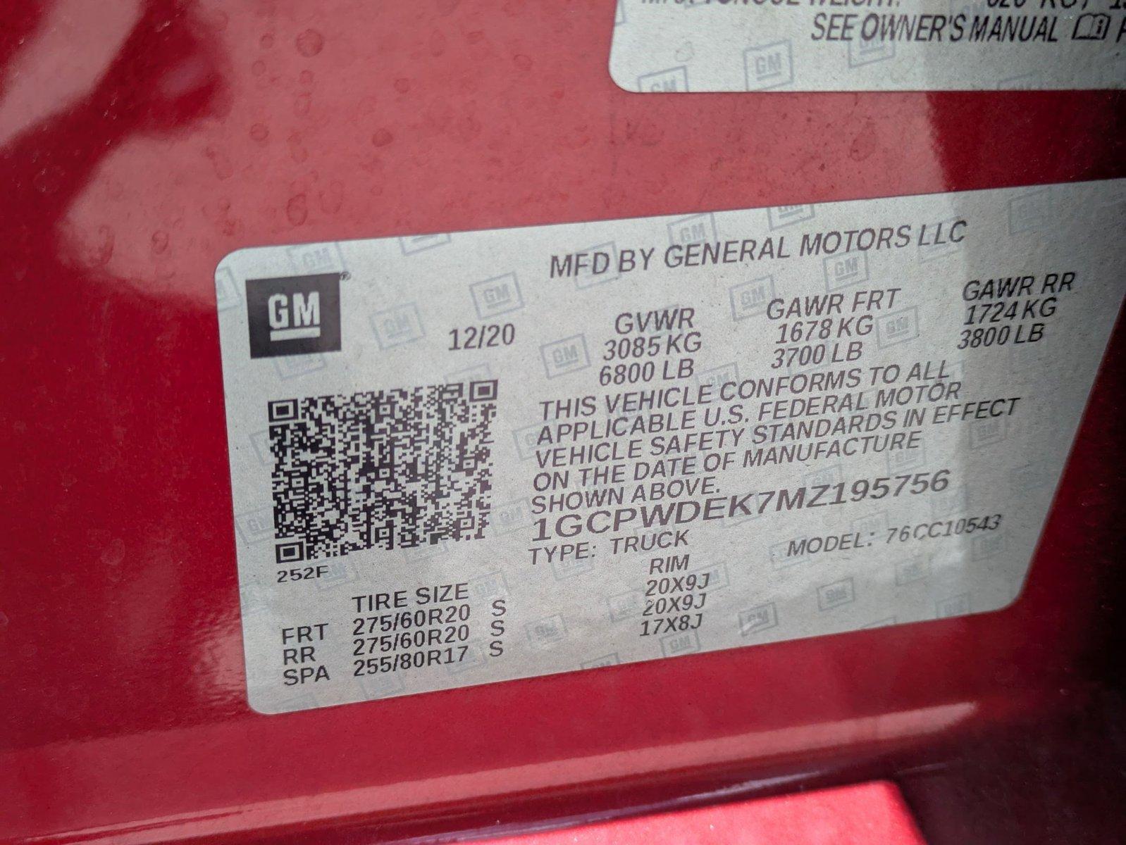 2021 Chevrolet Silverado 1500 Vehicle Photo in GREENACRES, FL 33463-3207