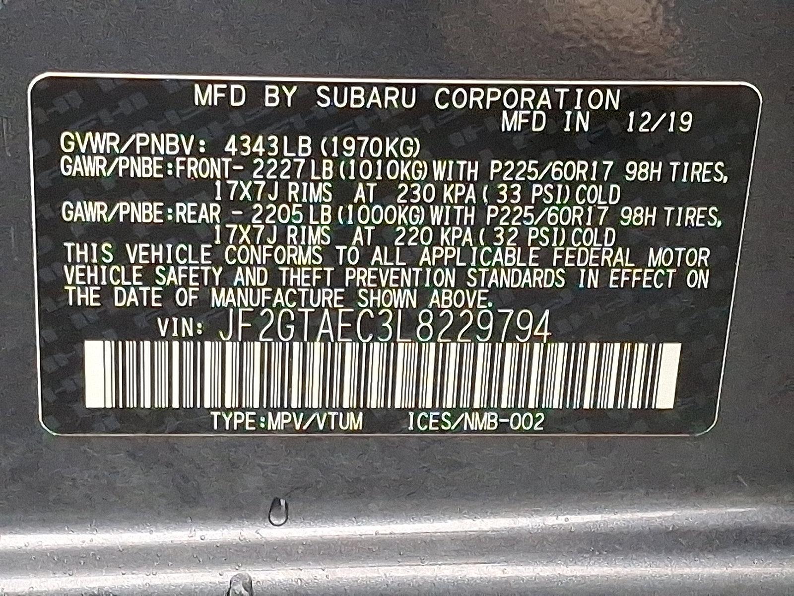 2020 Subaru Crosstrek Vehicle Photo in Easton, PA 18045