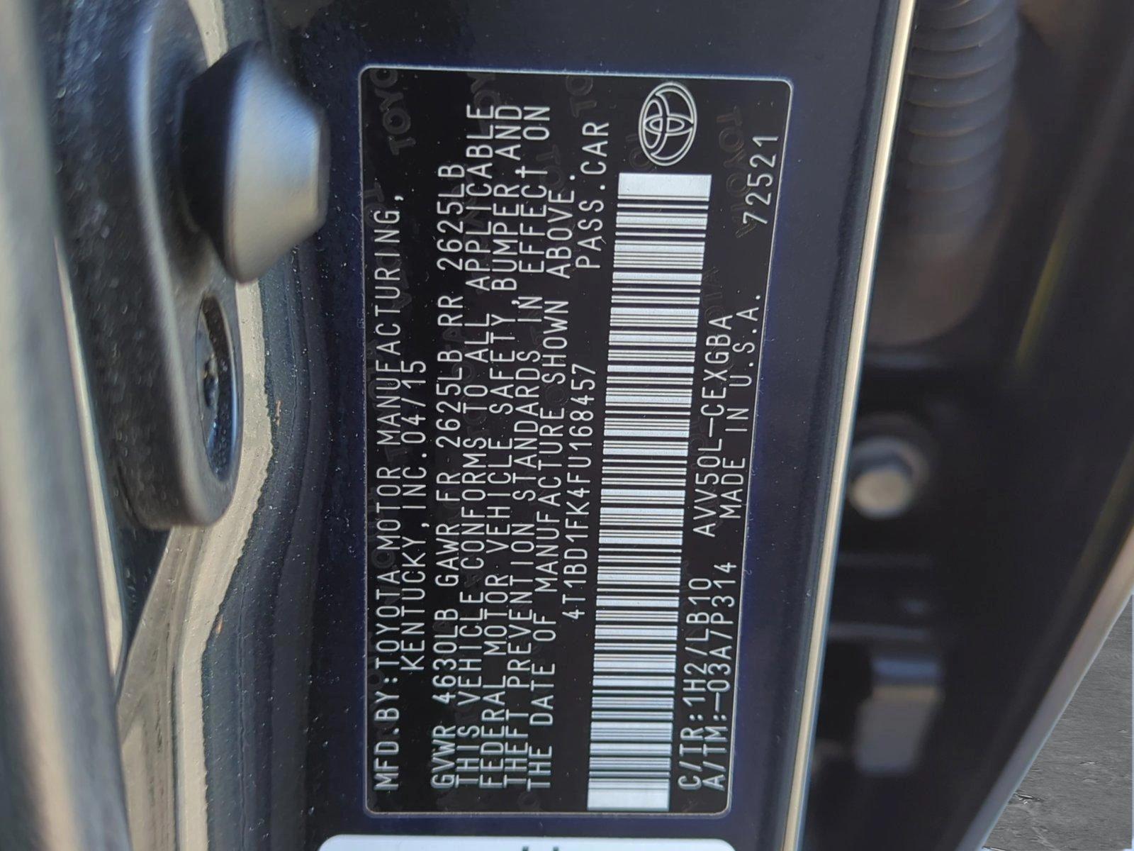 2015 Toyota Camry Hybrid Vehicle Photo in Ft. Myers, FL 33907