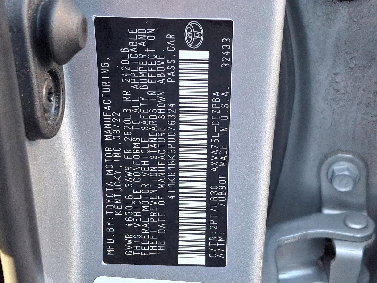 2023 Toyota Camry Vehicle Photo in Harrisburg, PA 17111