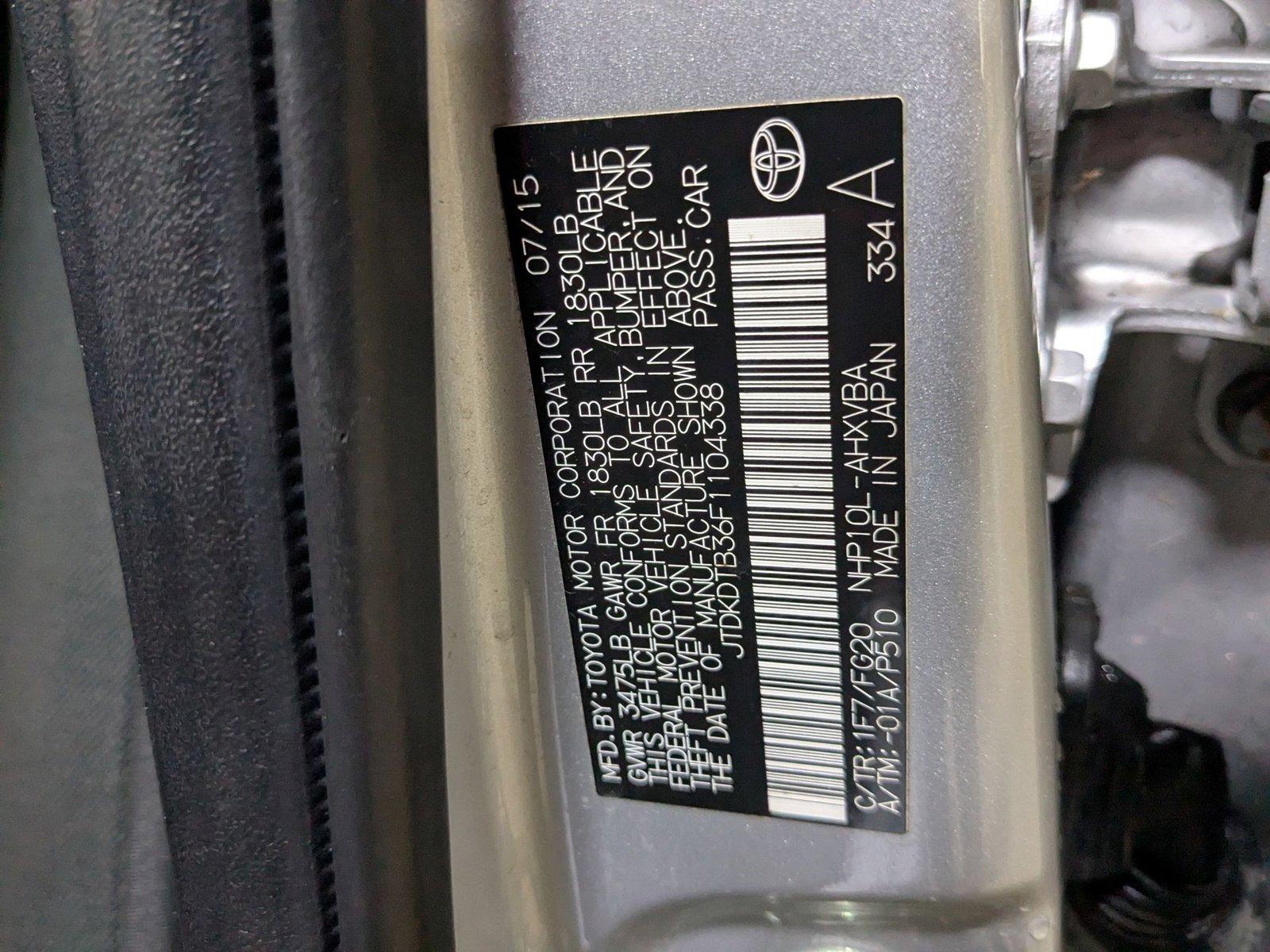 2015 Toyota Prius c Vehicle Photo in West Palm Beach, FL 33417