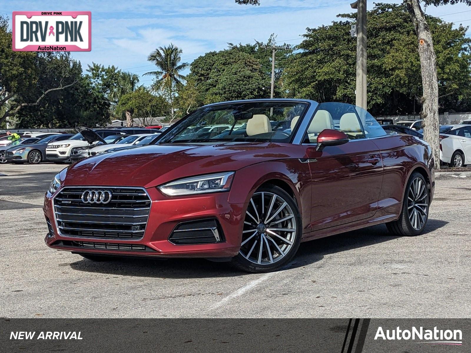 2019 Audi A5 Cabriolet Vehicle Photo in GREENACRES, FL 33463-3207