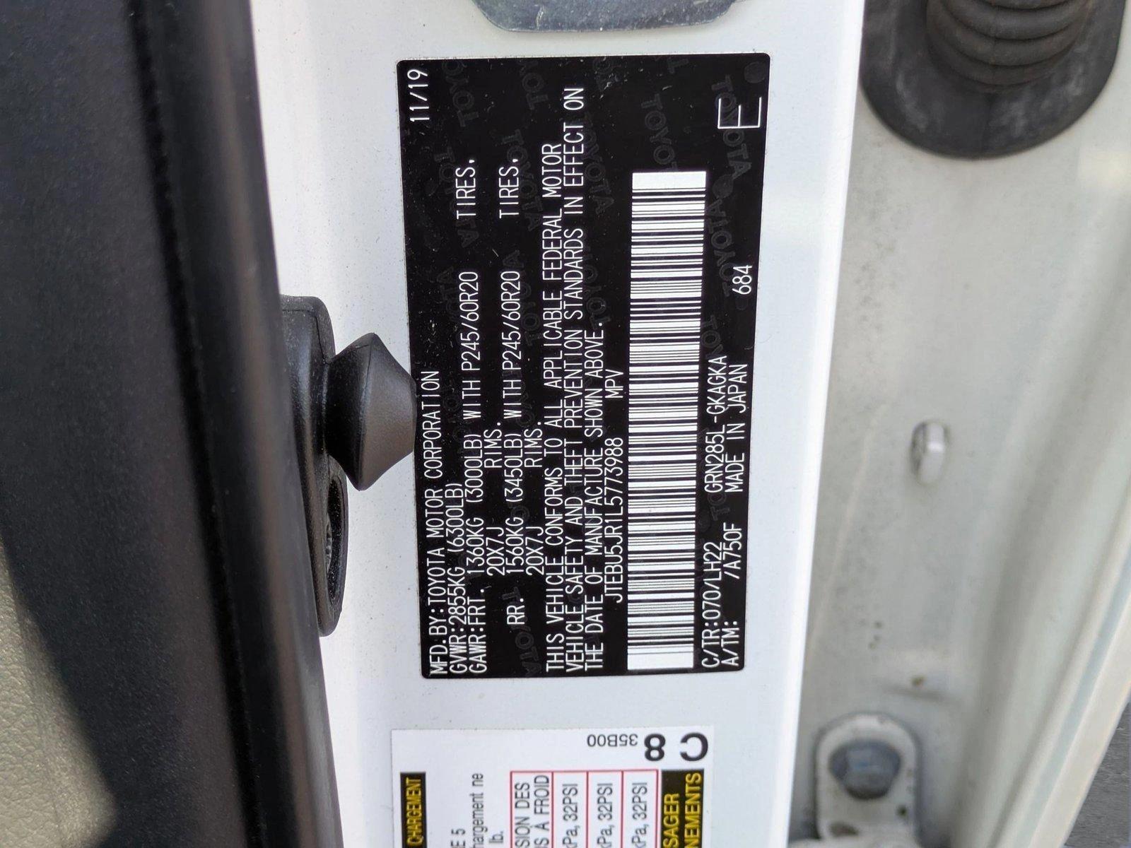 2020 Toyota 4Runner Vehicle Photo in Clearwater, FL 33761