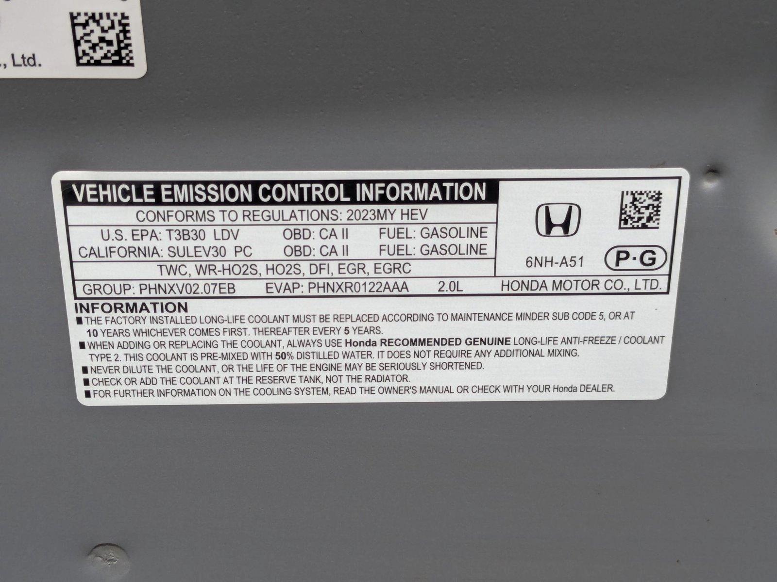 2023 Honda Accord Hybrid Vehicle Photo in Valencia, CA 91355