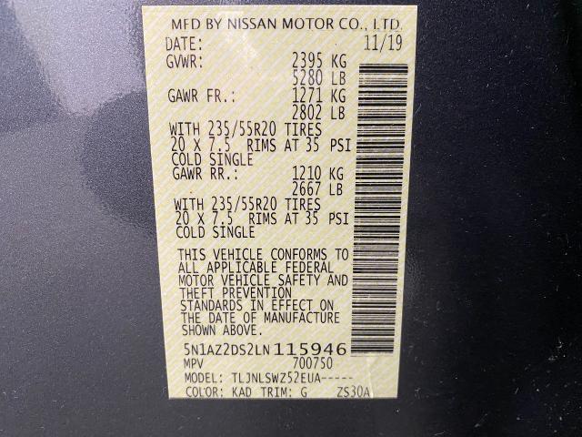 2020 Nissan Murano Vehicle Photo in Appleton, WI 54913