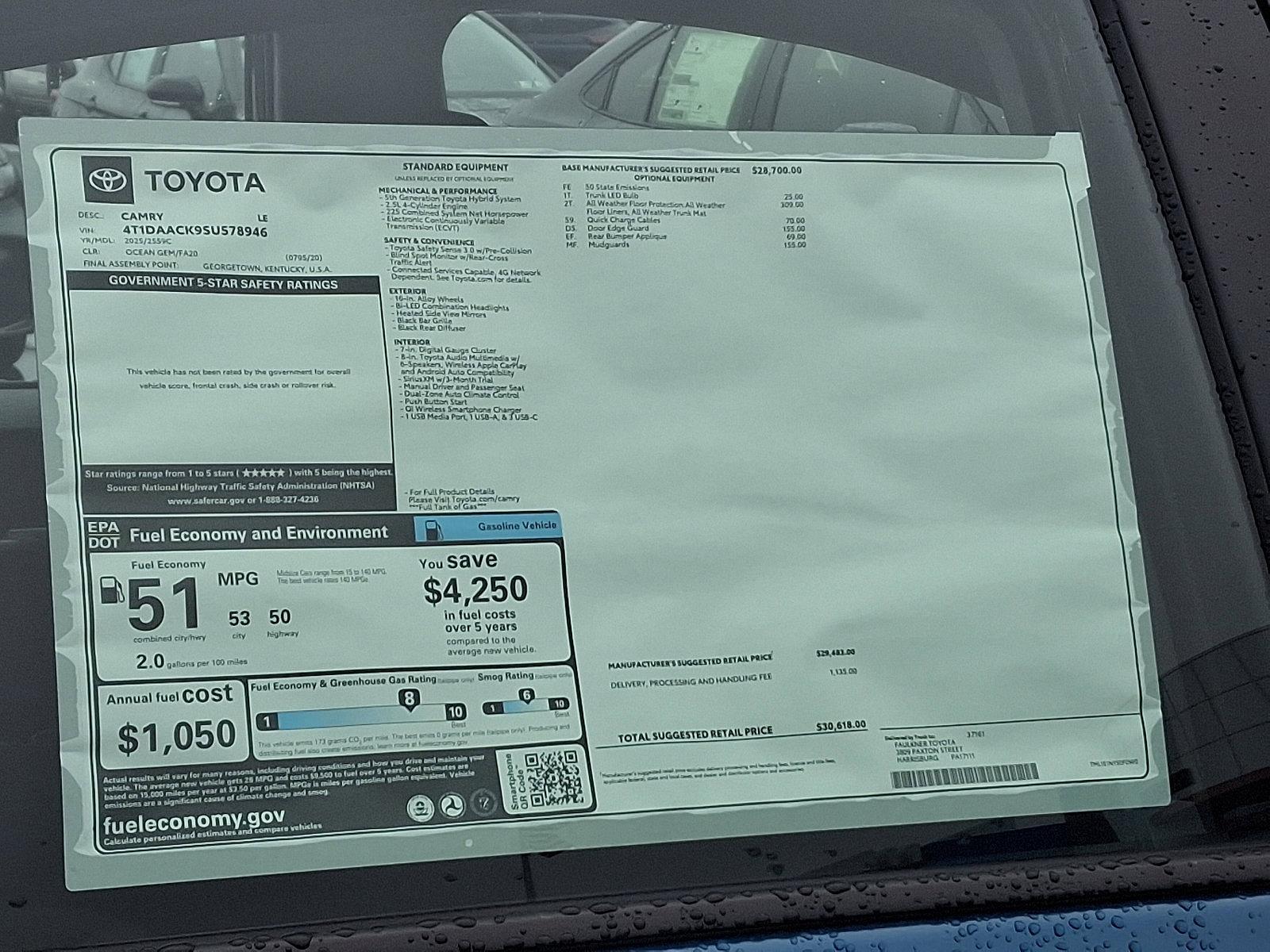 2025 Toyota Camry Vehicle Photo in Trevose, PA 19053