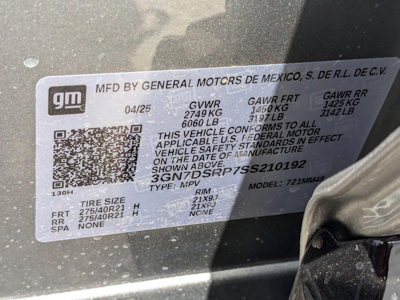 2025 Chevrolet Equinox EV Vehicle Photo in MIAMI, FL 33134-2699