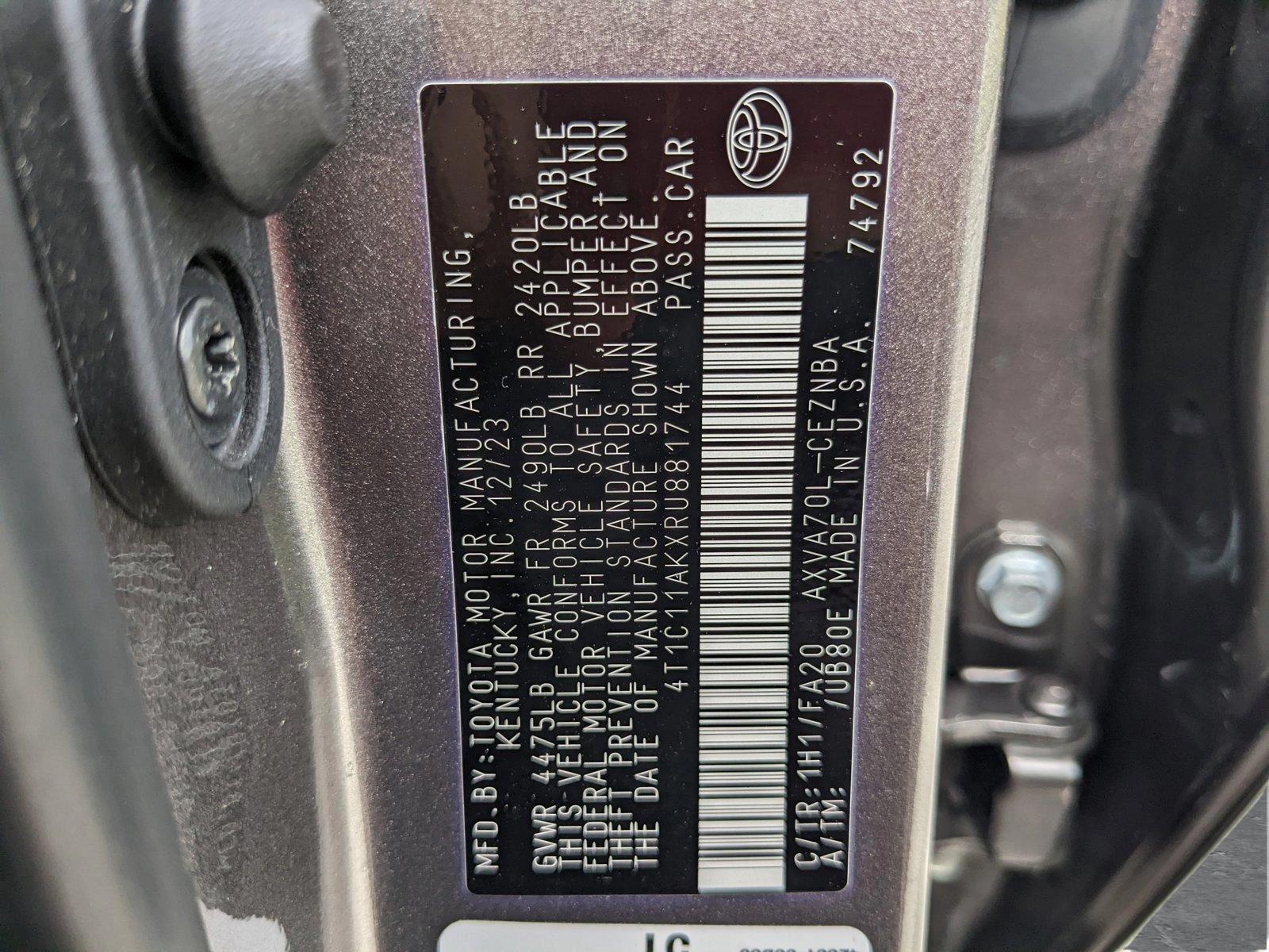 2024 Toyota Camry Vehicle Photo in Davie, FL 33331