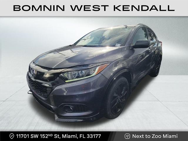 Used 2022 Honda HR-V Sport with VIN 3CZRU6H17NM772067 for sale in Miami, FL