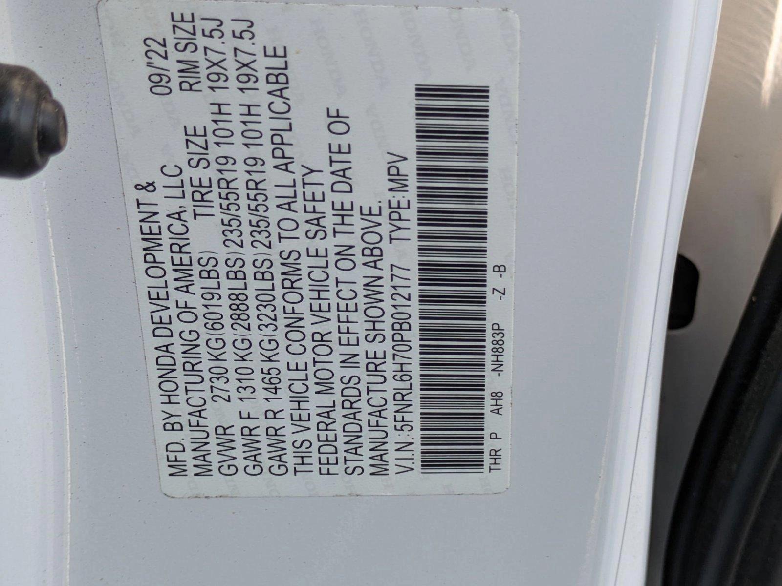 2023 Honda Odyssey Vehicle Photo in Clearwater, FL 33764
