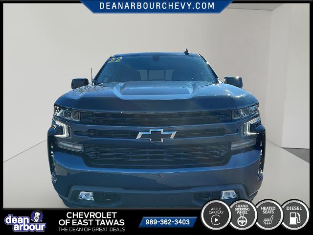 Used 2022 Chevrolet Silverado 1500 Limited RST with VIN 3GCUYEET6NG135237 for sale in East Tawas, MI