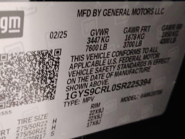 2025 Cadillac Escalade Vehicle Photo in PINEVILLE, NC 28134-8495