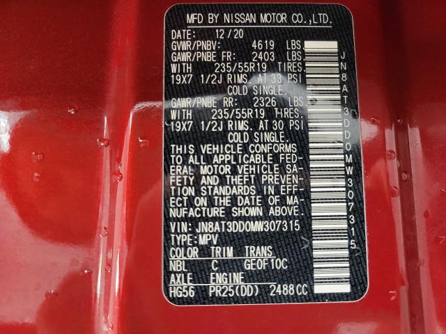 2021 Nissan Rogue Vehicle Photo in OSHKOSH, WI 54904-7811