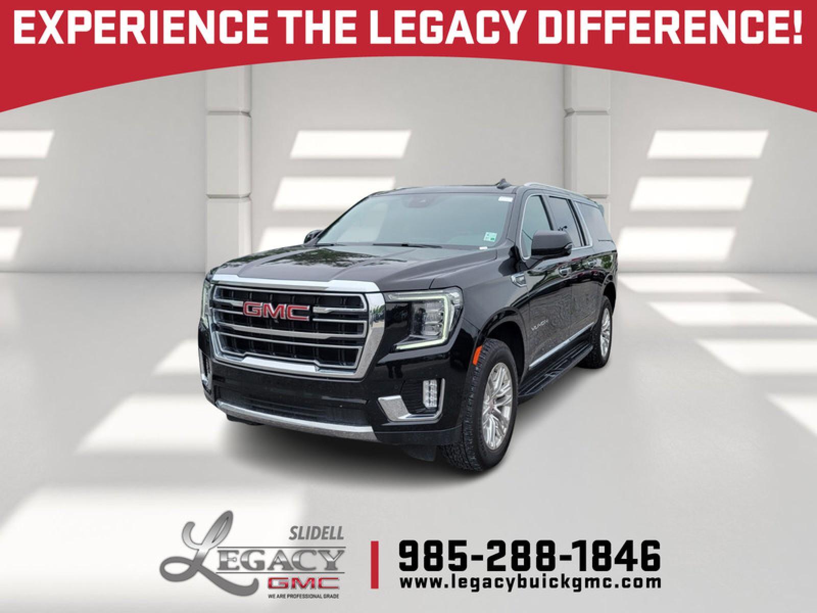 Onyx Black 2023 GMC Yukon XL SLT RWD SUV / Crossover 4X2 Automatic