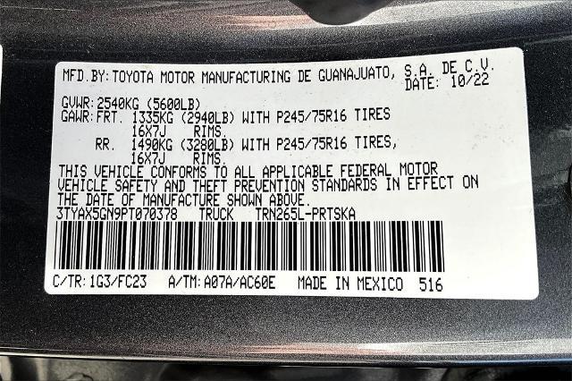 2023 Toyota Tacoma 2WD Vehicle Photo in Tulsa, OK 74145