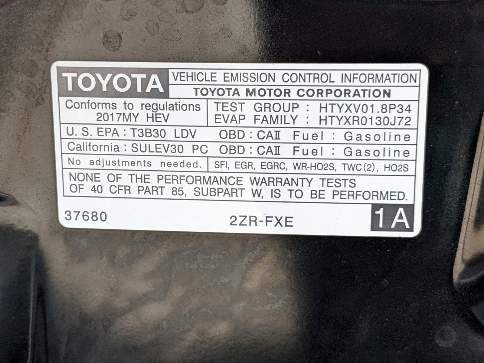 2017 Toyota Prius Vehicle Photo in VALENCIA, CA 91355-1705