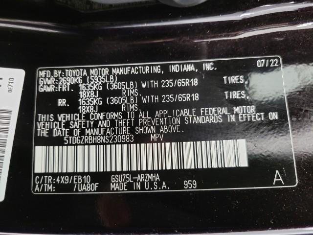 2022 Toyota Highlander Vehicle Photo in Oshkosh, WI 54904