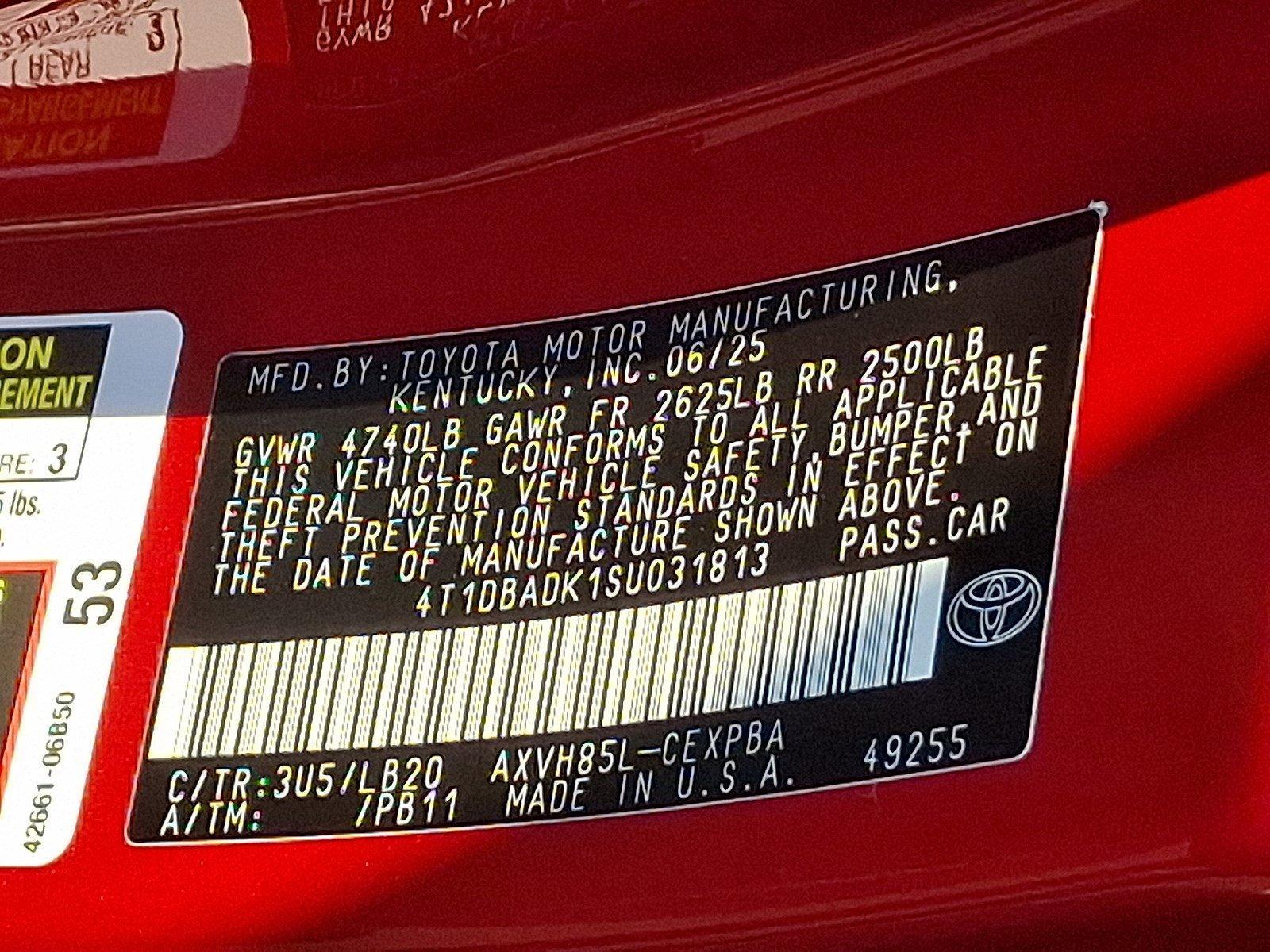 2025 Toyota Camry Vehicle Photo in Harrisburg, PA 17111