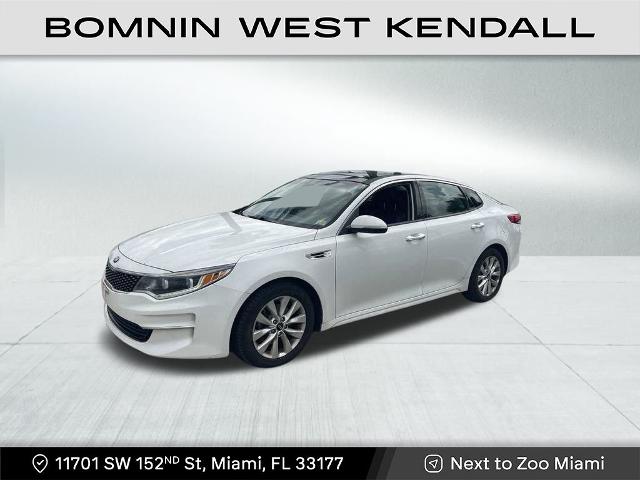 Used 2016 Kia Optima EX with VIN 5XXGU4L37GG013160 for sale in Miami, FL