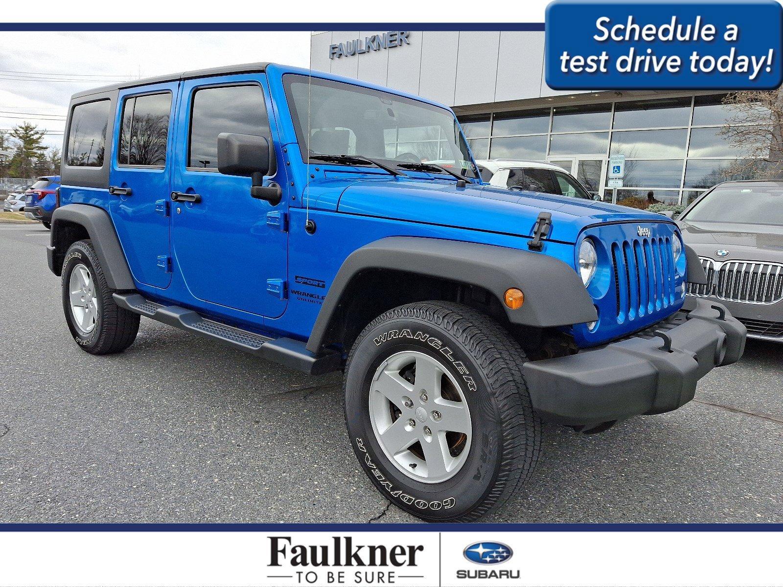 2016 Jeep Wrangler Unlimited Vehicle Photo in BETHLEHEM, PA 18017