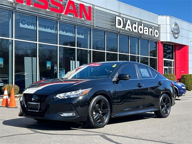 Certified 2022 Black Nissan SR CVT Sentra for Sale in New