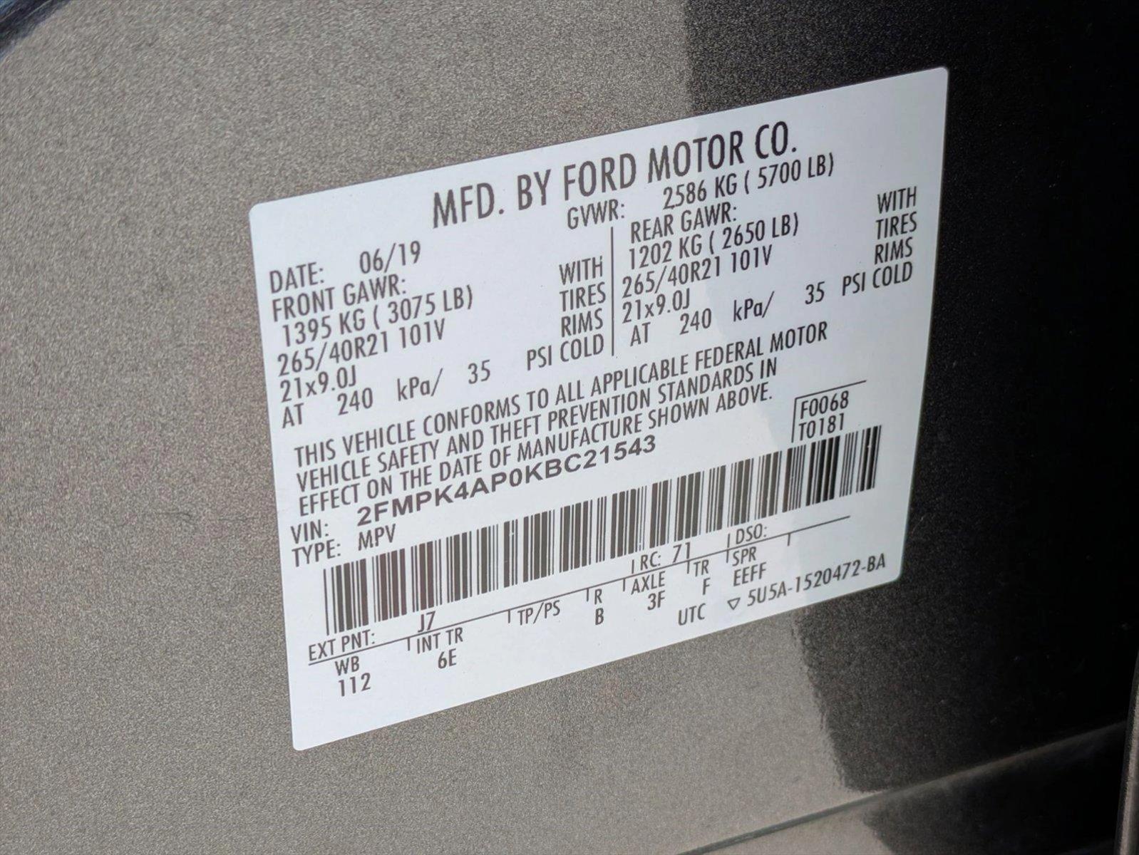 2019 Ford Edge Vehicle Photo in Tustin, CA 92782