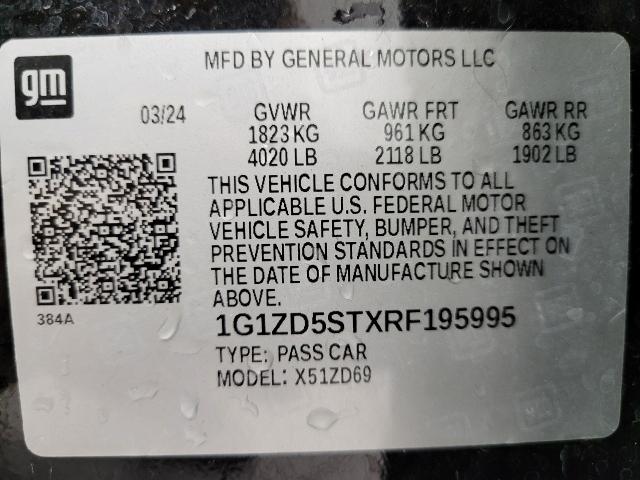 2024 Chevrolet Malibu Vehicle Photo in APPLETON, WI 54914-4656
