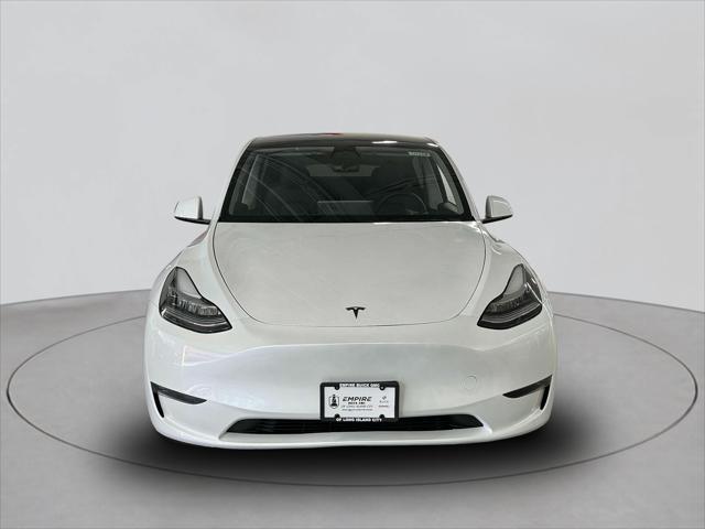 Used 2023 Tesla Model Y Long Range with VIN 7SAYGDEE1PA082195 for sale in Woodside, NY