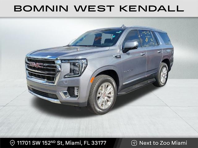 Used 2022 GMC Yukon SLT with VIN 1GKS1BKD4NR334640 for sale in Miami, FL