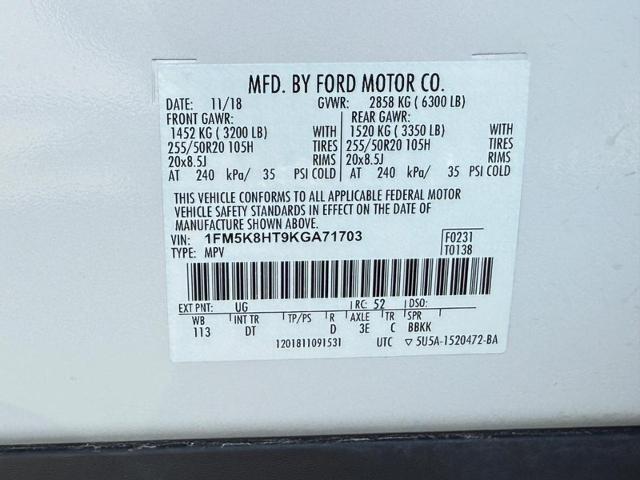 2019 Ford Explorer Vehicle Photo in COLUMBIA, MO 65203-3903